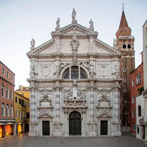 Alessandro Tramignon, St. Moise church, baroque, Venice, Italy (photo)