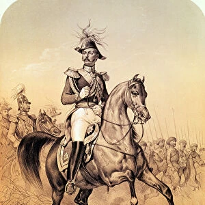 Alexander II (1818-81) Czar of Russia (colour litho)