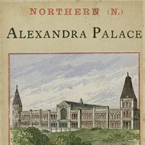 Alexandra Palace (colour litho)