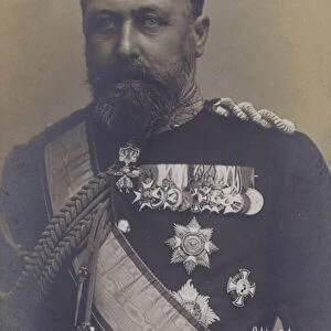 Alfred von Coburg (b / w photo)