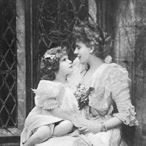 Alice Keppel with her daughter Violet Trefusius, 1905 (b / w photo)