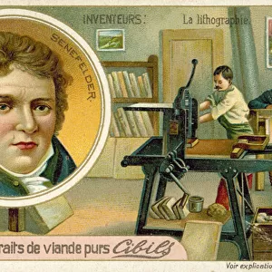 Alois Senefelder, inventor of lithography (chromolitho)