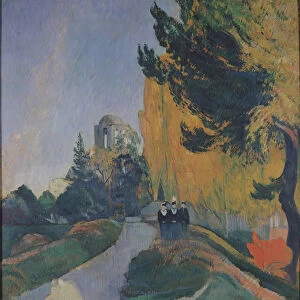 The Alyscamps, Arles, 1888 (oil on canvas)