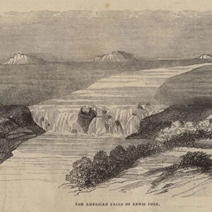 The American Falls of Lewis Fork (engraving)