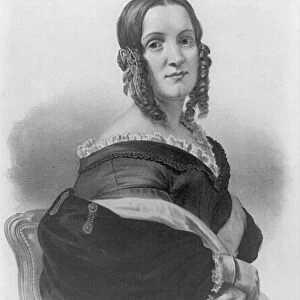 Angelica Van Buren, 1842 (engraving)