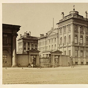 The Anichkov Palace in Saint Petersburg, by Bergamasco, Charles (Karl) (1830-1896). Albumin Photo, 1874. Russian State Film and Photo Archive, Krasnogorsk