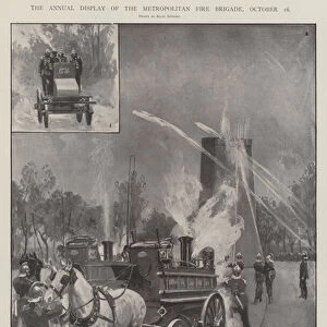 The Annual Display of the Metropolitan Fire Brigade, 18 October (litho)