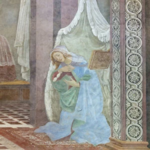 Annunciation, 1481, detail, (detached fresco)