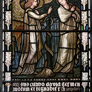 The Annunciation, 1876 (stained glass)