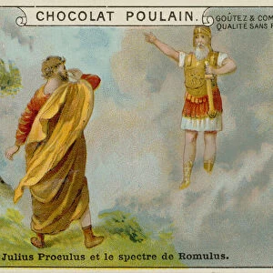 The apparition of Romulus to Julius Proculus (chromolitho)