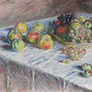 Apples and Grapes, 1880 (oil on canvas)