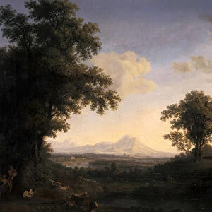 Arcadian Landscape, 1829 (oil on canvas)