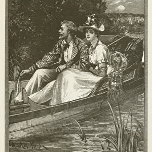 Arthur Bonnicastle and Millie Bradford (engraving)