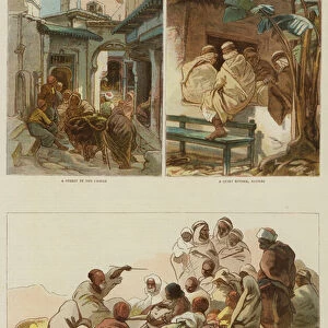An Artists Tour among the Arabs (colour engraving)