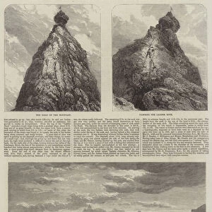 Ascent of the Peter Botte Mountain, Mauritius (engraving)