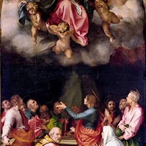 Assumption Passerini Painting by Andrea del Sarto (1486-1531) 1522 Dim