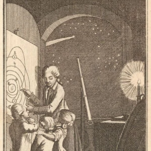 The Astronomer, 1780 (etching)