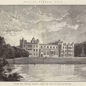 Audley End, Saffron Walden, Essex, the Seat of Lord Braybrooke (engraving)