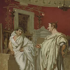The augurs of Cicero (chromolitho)
