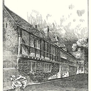 Bablake Hospital, Coventry (engraving)