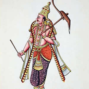 Balarama, 9th avatar of Vishnu (w / c on paper)
