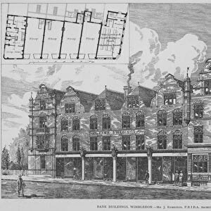 Bank Buildings, Wimbledon (engraving)