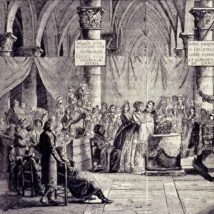 Bapteming of members of the Theophilanthropy sect between 1796 and 1800