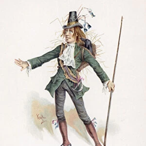 Barnaby Rudge, illustration from Character Sketches from Charles Dickens, c. 1890 (colour litho)