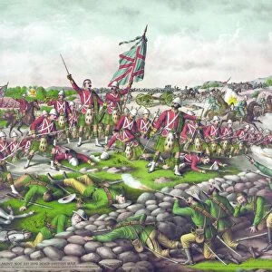Battle of Belmont. Nov. 23rd, 1899. Boer-British War, pub. 1900 (colour litho)