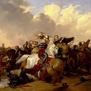 Battle of Bosworth, 1790 (oil on canvas)