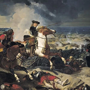 Battle of the Dunes, 14th June 1658, 1837 (oil on canvas)