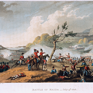 Battle of Maida, 4 July 1806 (aquatint)