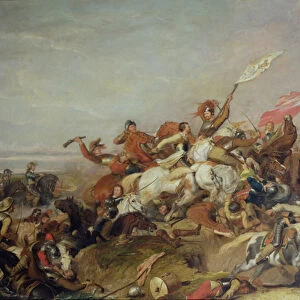 The Battle of Marston Moor in 1644, 1819 (oil on canvas)