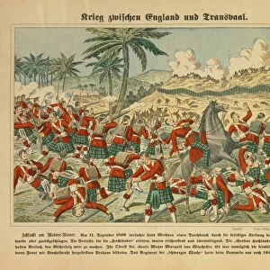 Battle of Modder River in the Boer War, 11 December 1899, broadsheet published by C