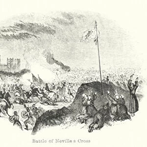 Battle of Nevilles Cross (engraving)