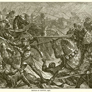 Battle of Towton, 1461 (engraving)