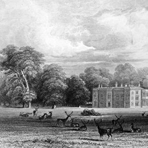 Bell House, Aveley, Essex, engraved by John Carr Armytage, 1832 (engraving)