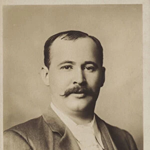 Ben Davies, Welsh tenor (1858-1943) (b / w photo)