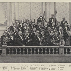 Berlin Philharmonic Orchestra (b / w photo)