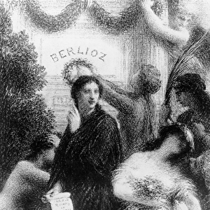 Berlioz, or The Birthday, 1876 (litho)