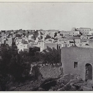 Bethlehem, General view (b / w photo)
