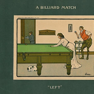 A Billiard Match - Left