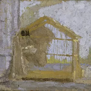 A Birdcage (oil on canvas)