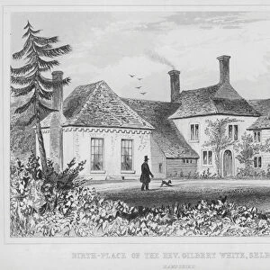 Birth-Place of the Rev Gilbert White, Selborn, Hampshire (engraving)