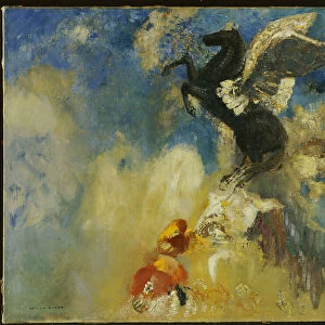 The Black Pegasus (oil on canvas)