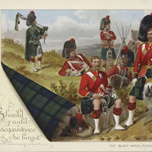 The Black Watch, Royal Highlanders (chromolitho)