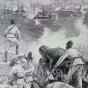 Bombardment of Alexandria, Egypt, on 11 July 1882