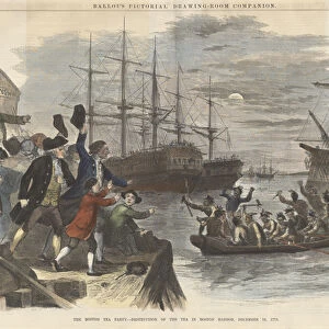 The Boston Tea Party - Destruction of the Tea in Boston Harbor, December 16, 1773