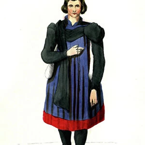 Bourgeois - German male costume from 15th century
