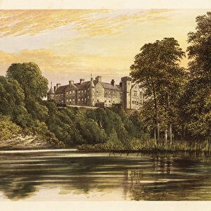 Brechin Castle, Angus, Scotland. 1880 (engraving)
